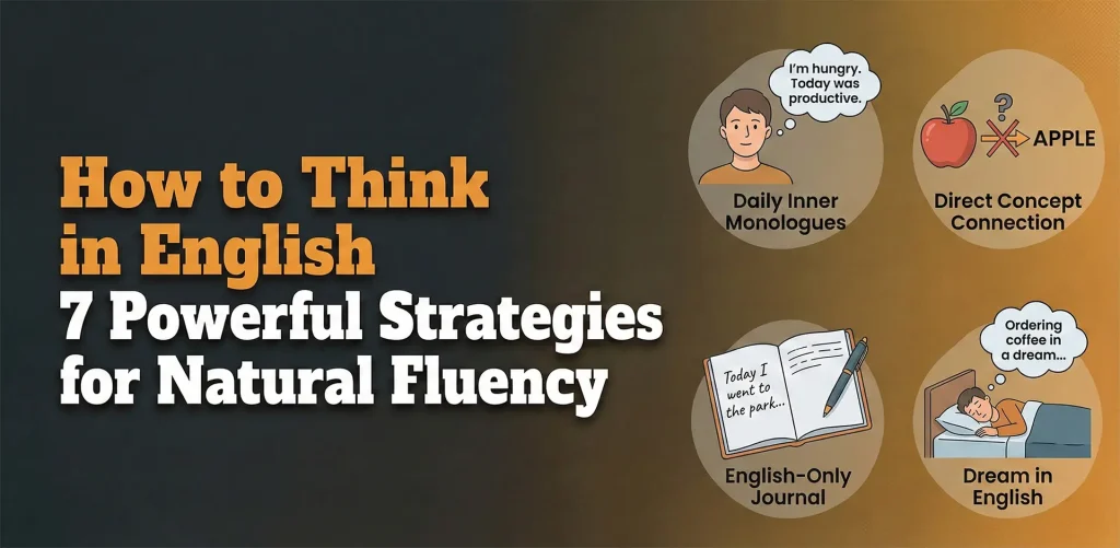 How to Think in English: 7 Powerful Strategies for Natural Fluency