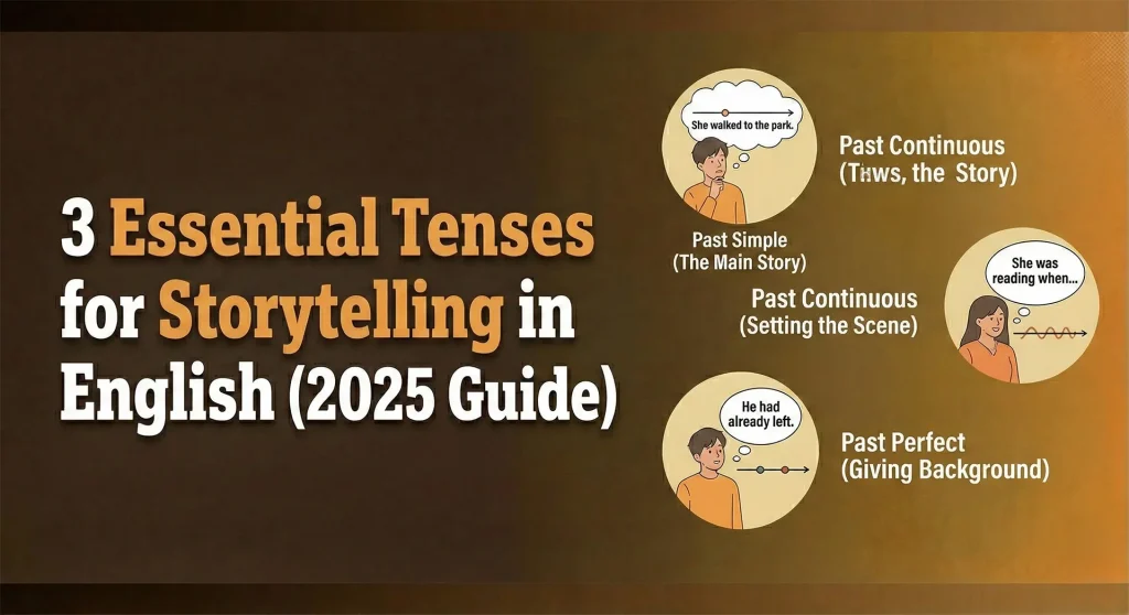 3 Essential Tenses for Storytelling in English (2025 Guide)