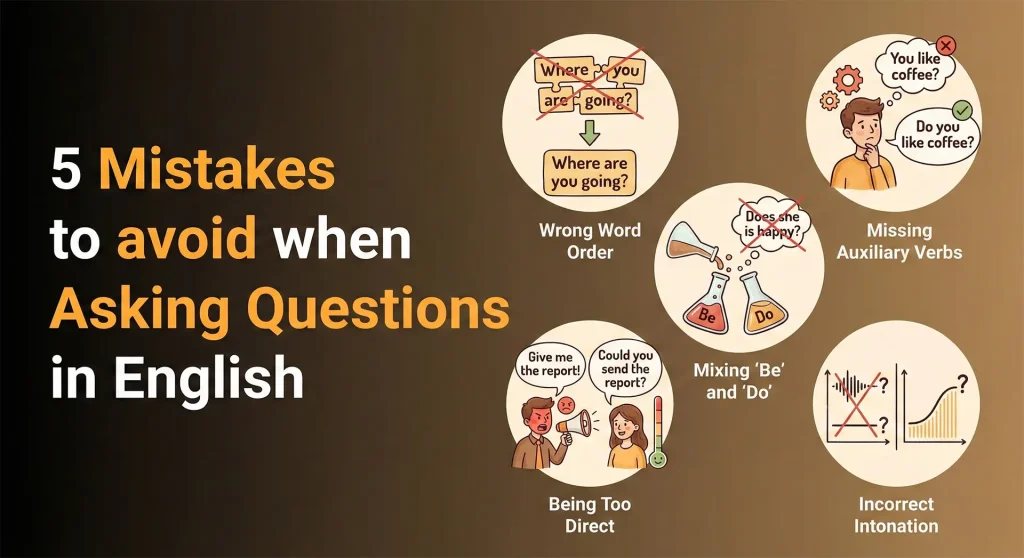 5 Mistakes to avoid when Asking Questions in English